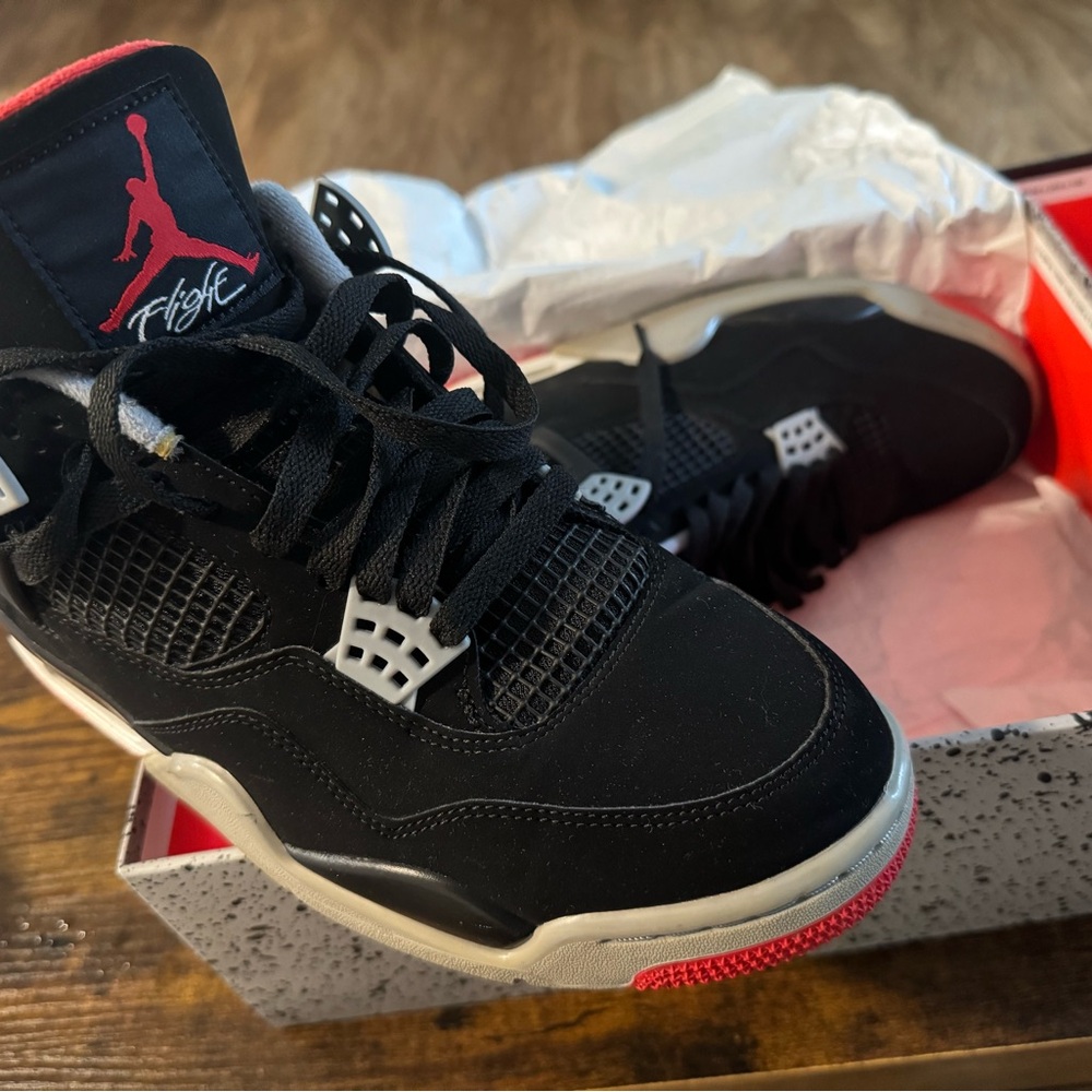 Jordan Black and Red Sneakers Iconic Design